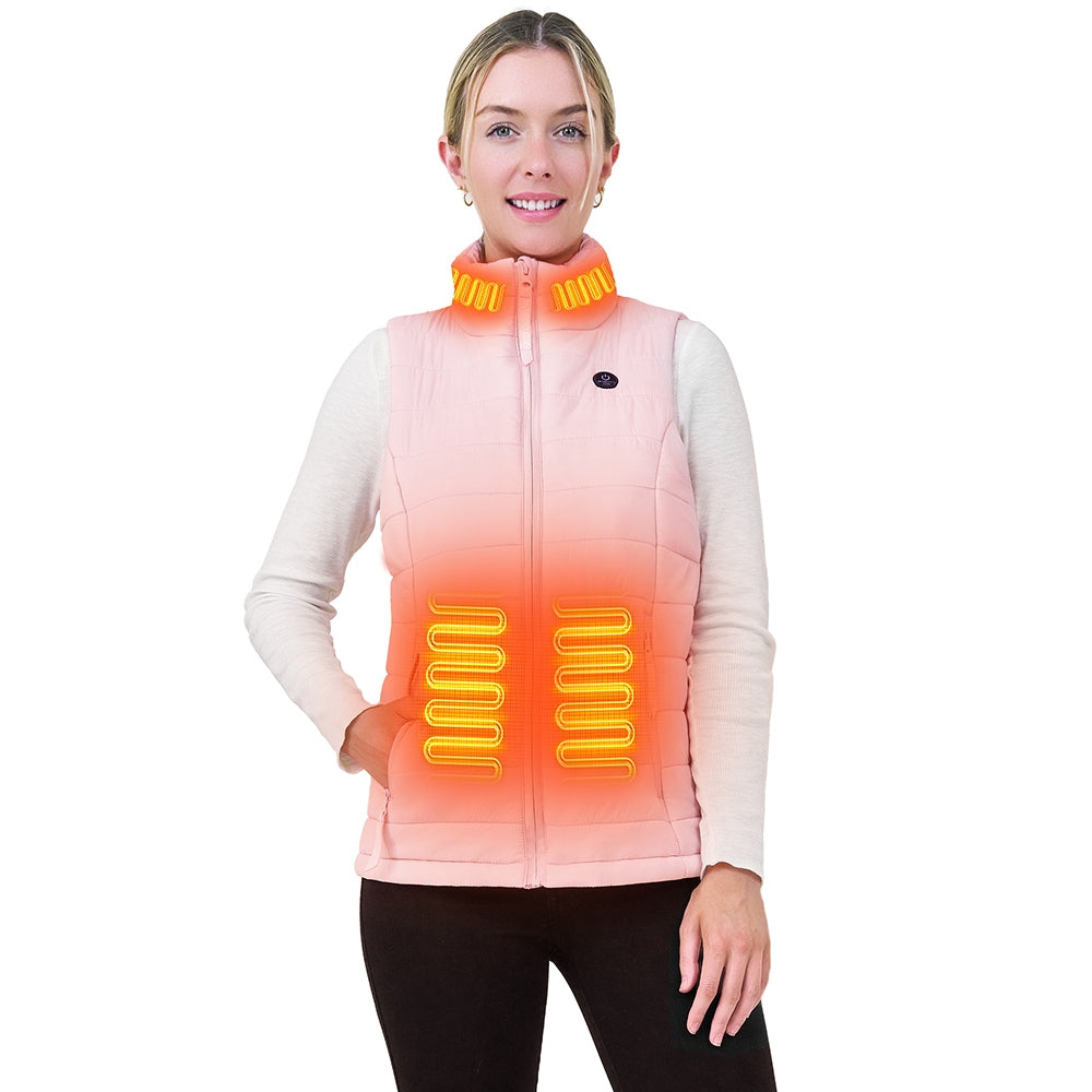 ANTARCTICA GEAR Women's Heated Vest Rechargable Lightweight Heated Ves