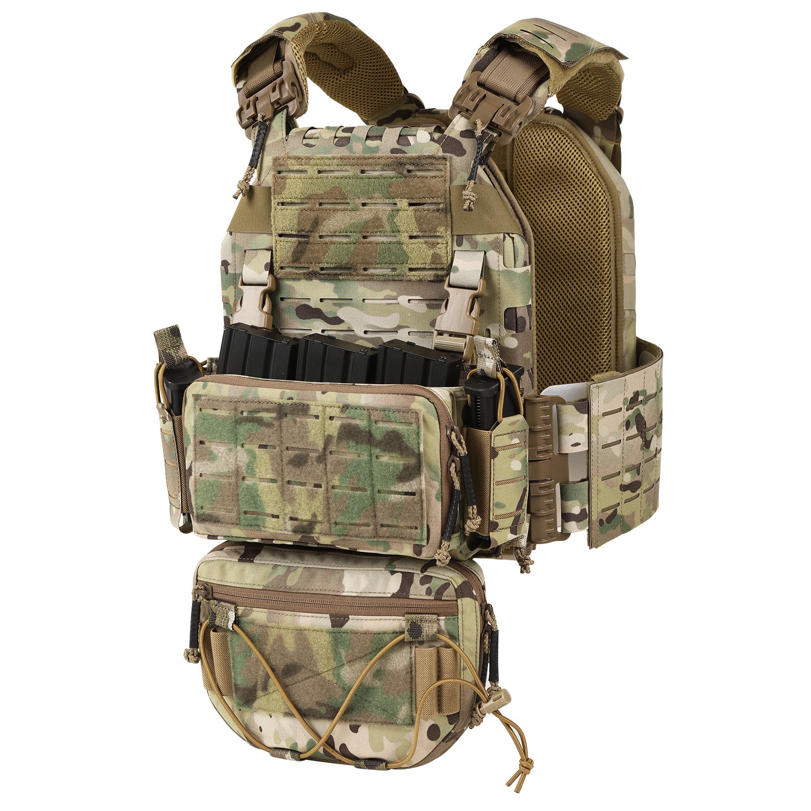 NEW] VOTAGOO 037 Adjustable Tactical Vest with Admin Drop Pouch