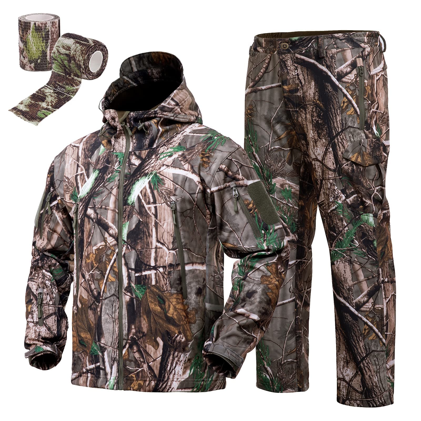 camouflage gear Hunting Gear Suit For Men Camouflage Windproof Jacket