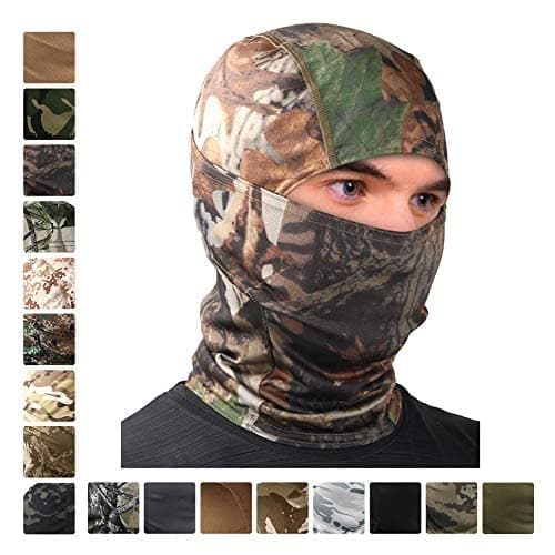 Camouflage Balaclava Face Mask - UV Protection, Windproof, For Skiing & Outdoor Sports