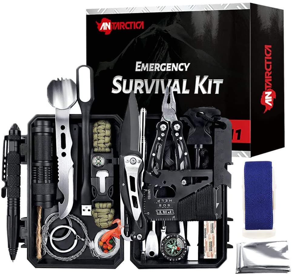 survival gear military Military Outdoor 60 in 1 Emergency Survival Kit
