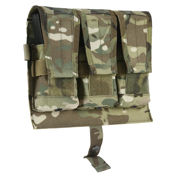 Triple Magazine Pouch Tactical Vest Front Panel MOLLE JPC AVS 6094 Hun