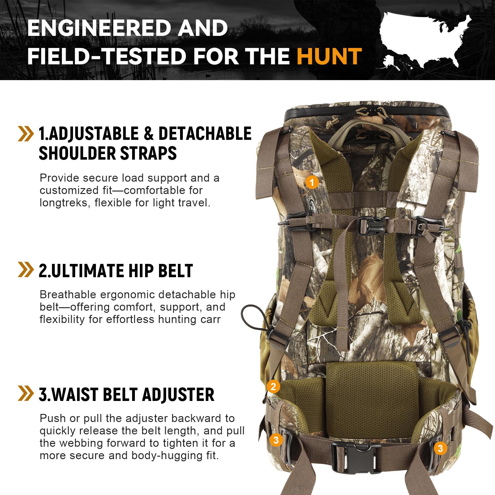 Hunting Backpack with Rifle/Bow Carry System