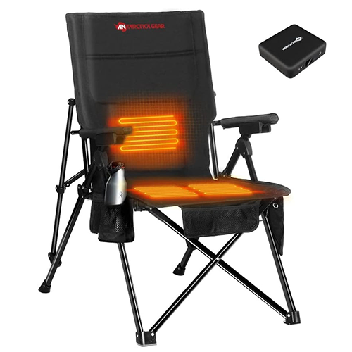 ANTARCTICA GEAR Heated Camping Chair Heated Portable Chair