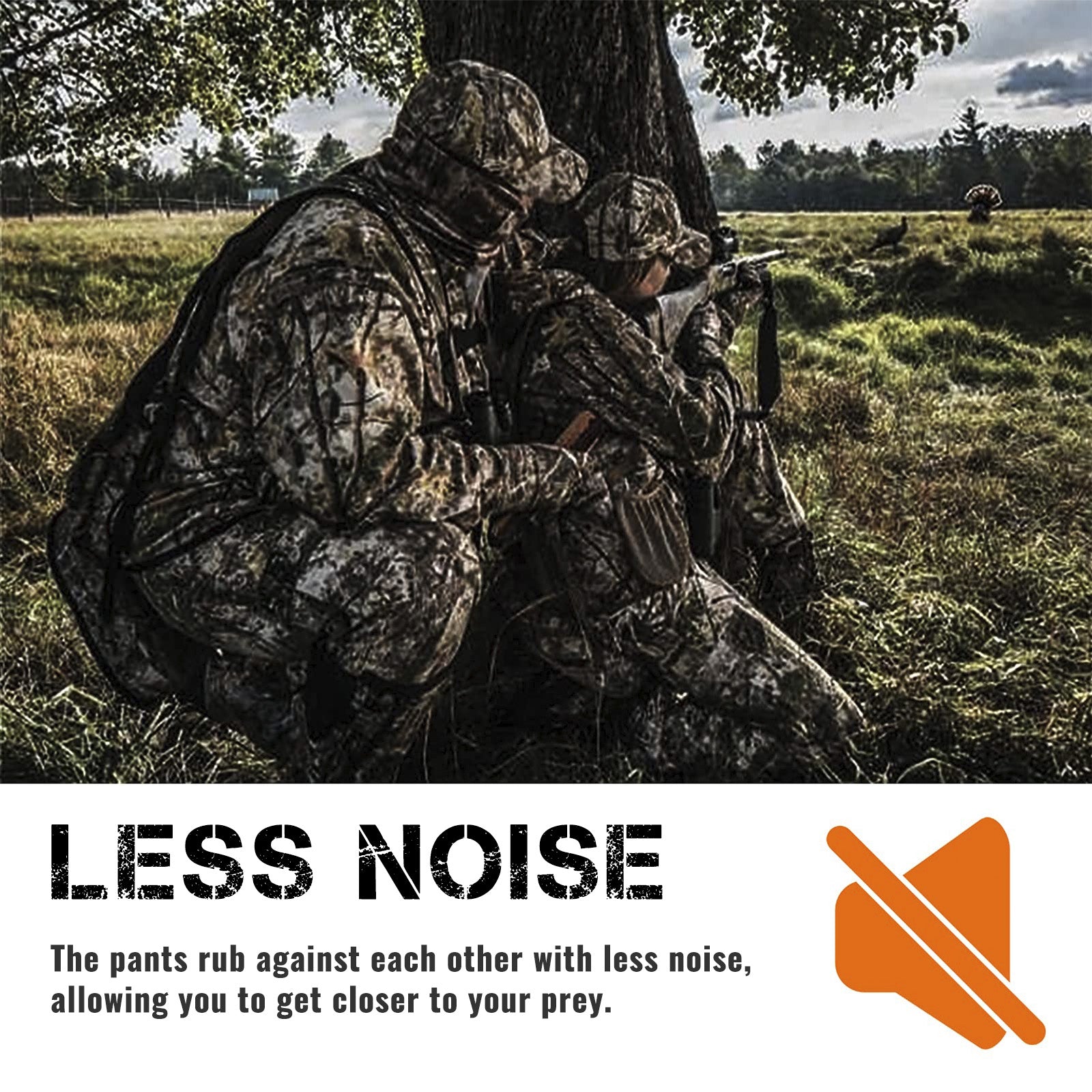 Quiet Hunting Clothes Suit Clothing Gear Camouflage Hoodie Jacket Pants