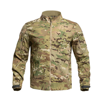 ANTARCTICA Ronin Tactical Softshell Jacket - Lightweight Multicam Stretch Field Jacket with Cordura® Reinforcement