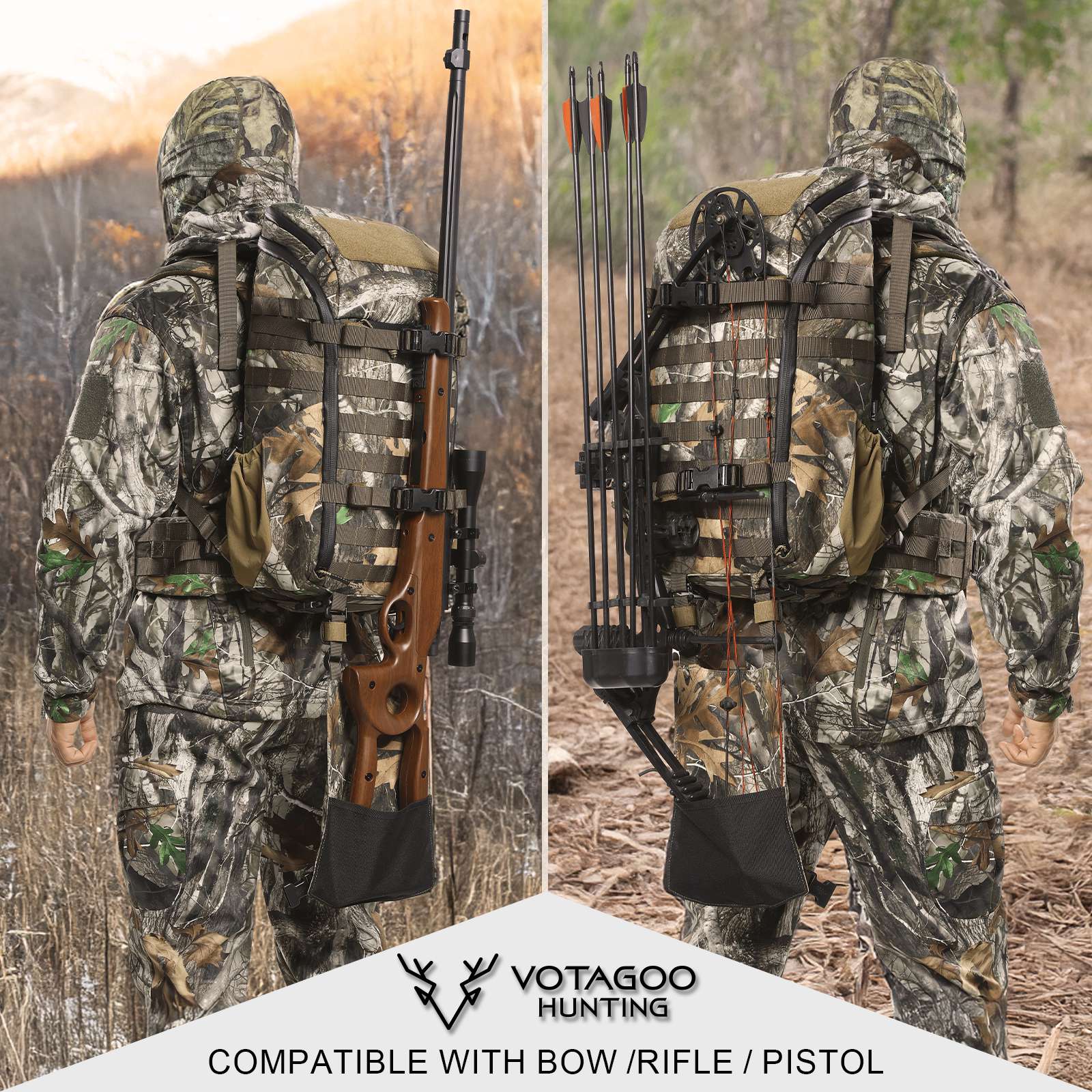 Hunting Backpack with Rifle/Bow Carry System