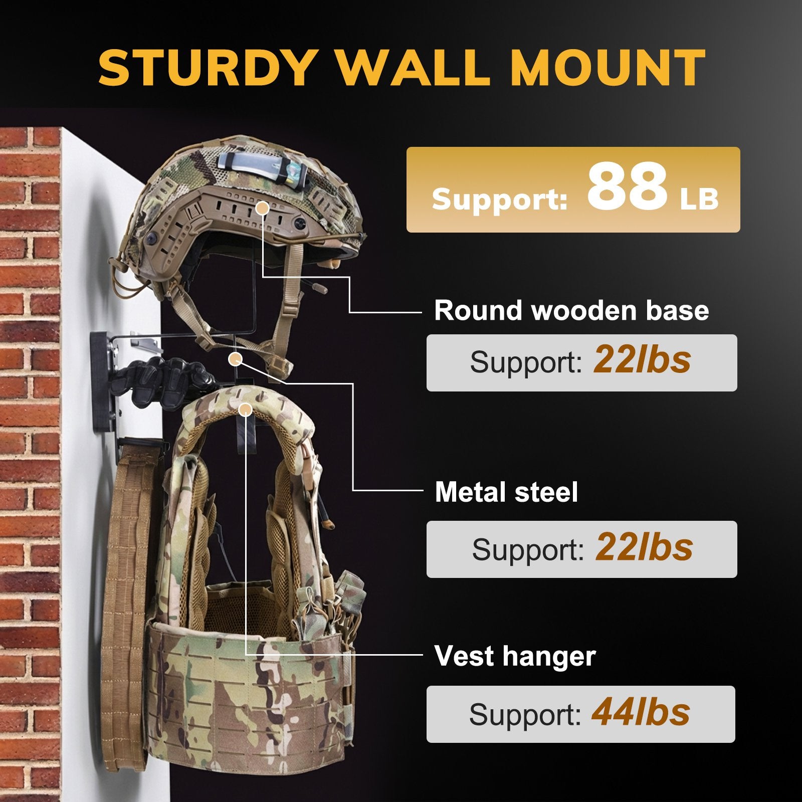 VOTAGOO® Gear Helmet Rack