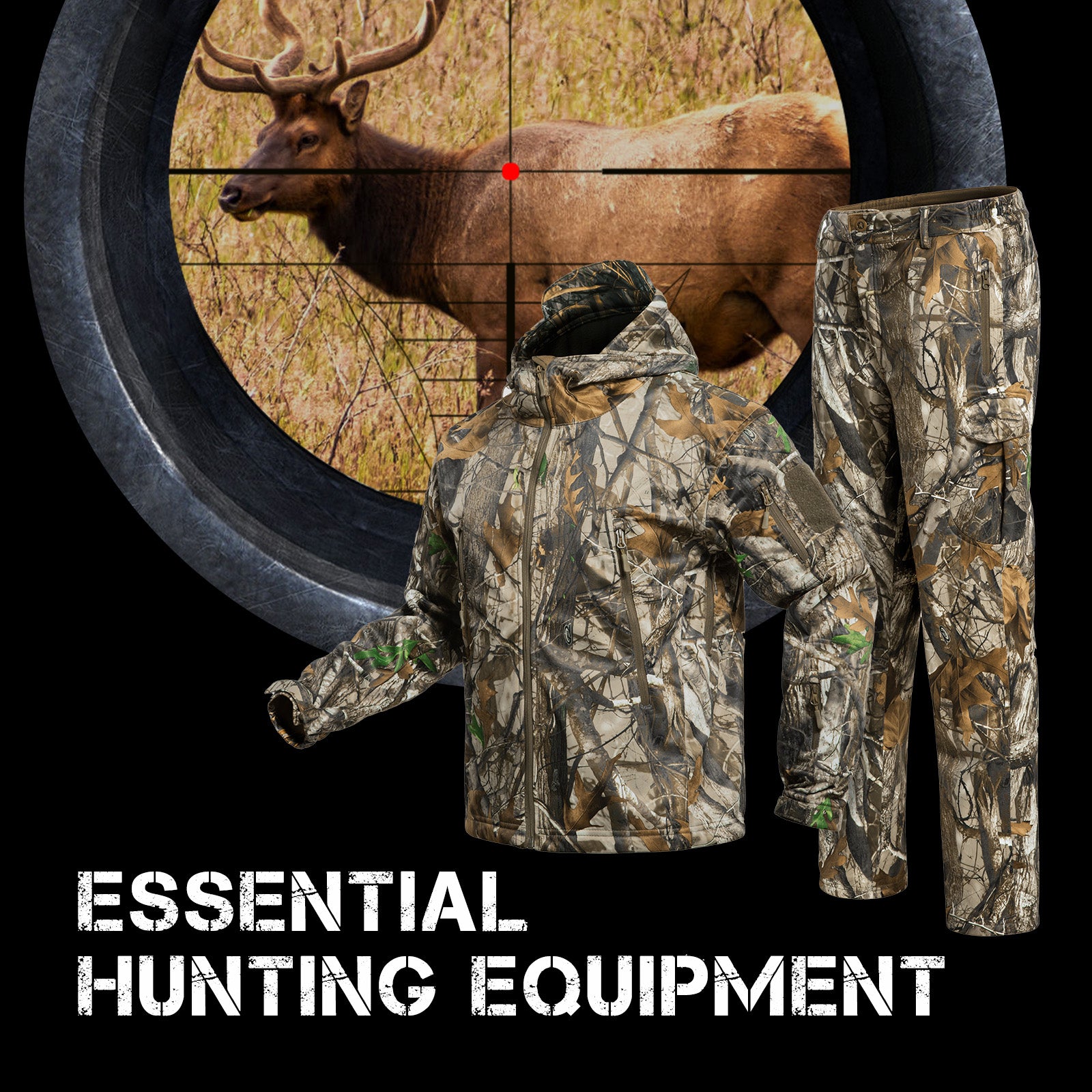 Quiet Hunting Clothes Suit Clothing Gear Camouflage Hoodie Jacket Pants