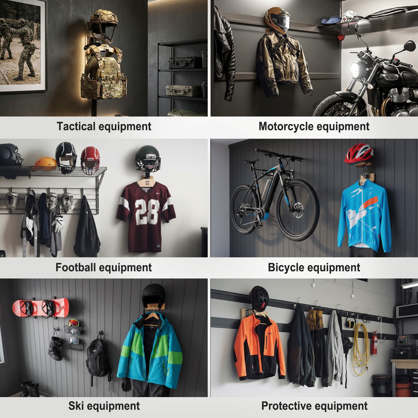 VOTAGOO® Gear Helmet Rack