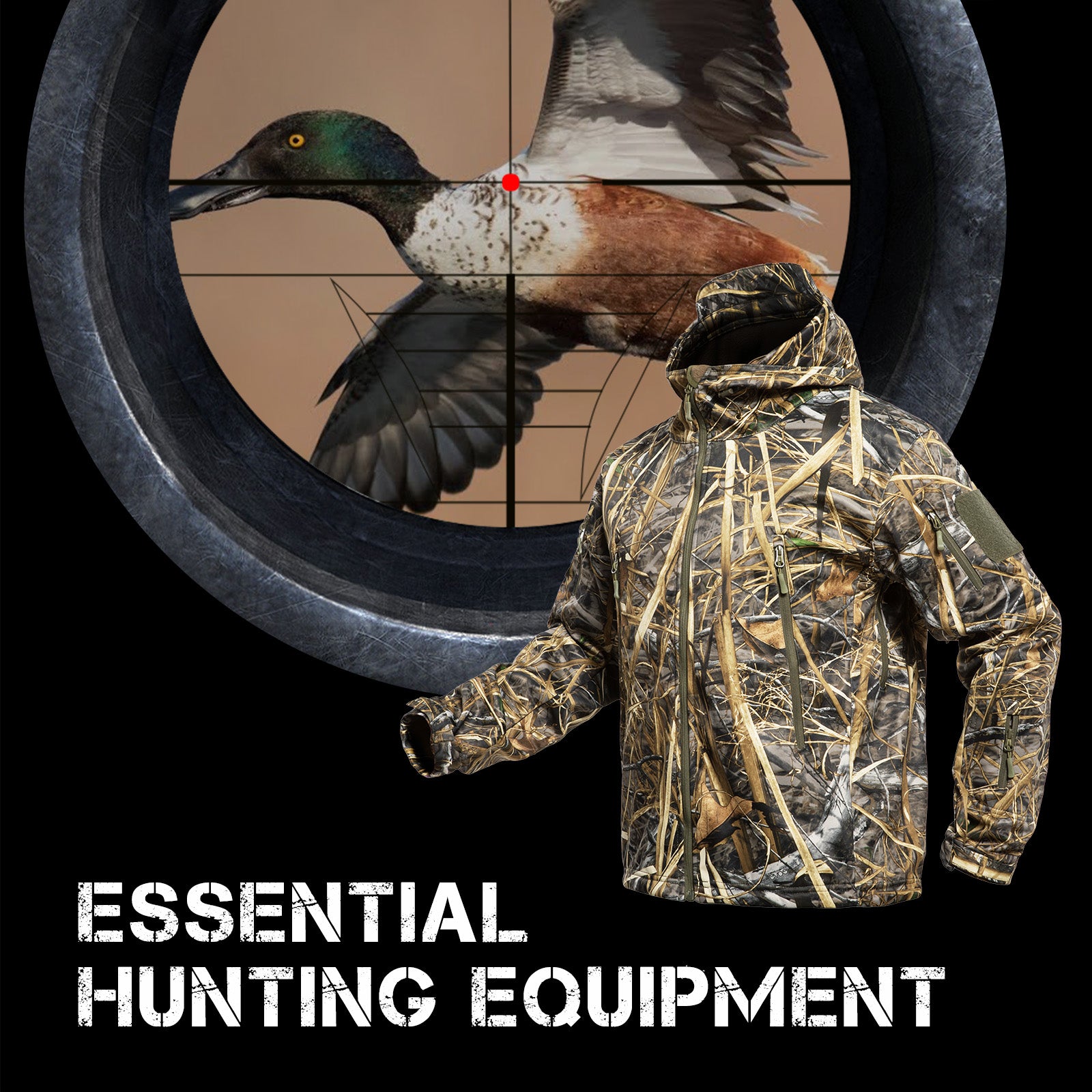 Quiet Hunting Clothes Suit Clothing Gear Camouflage Hoodie Jacket Pants