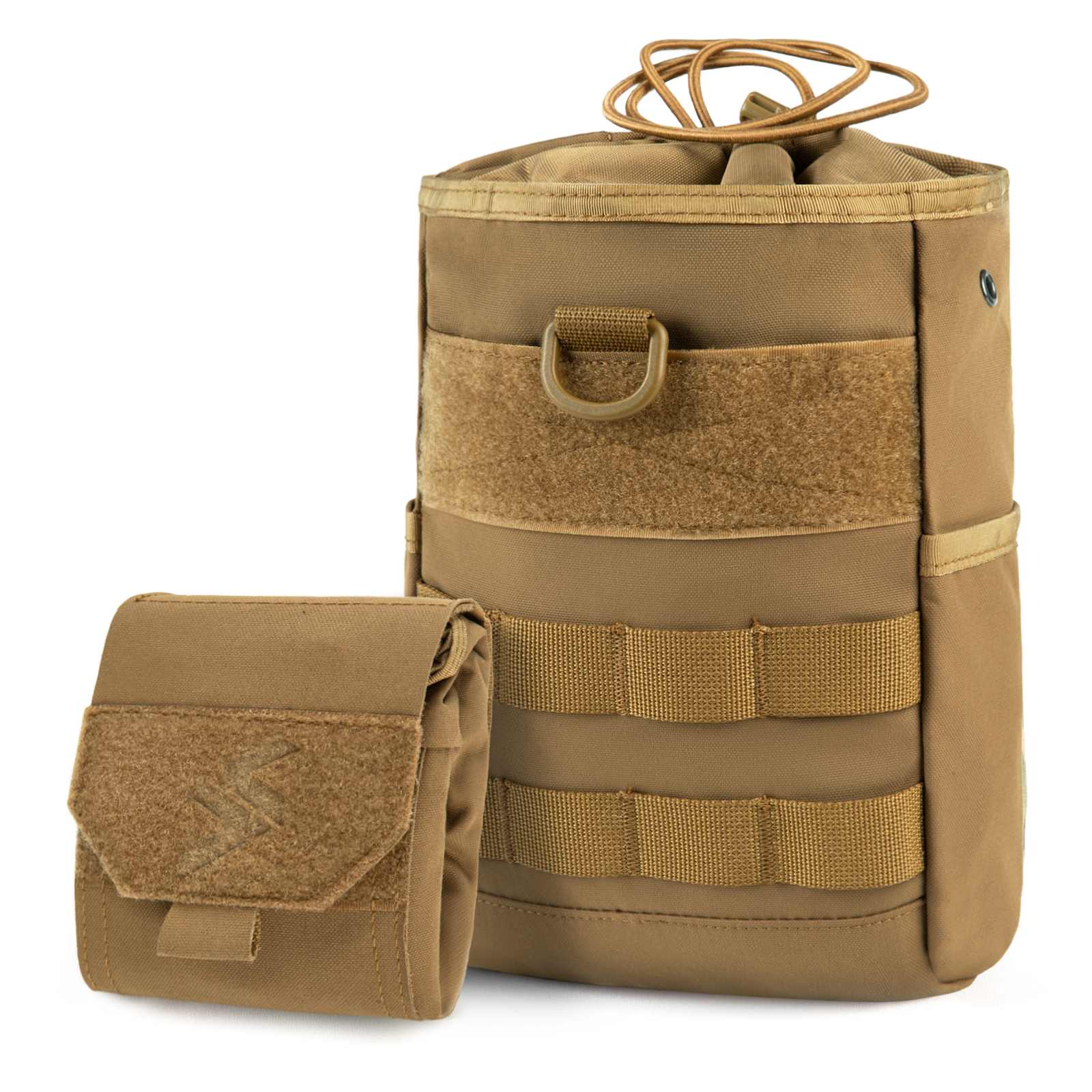 Tactical Drawstring Bag Tactical Dump Pouch Molle Storage Bag Tactical Waist Bag, Drawstring F ...