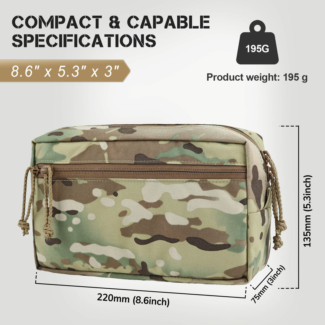 Votagoo Tactical Admin Pouch Molle Bags