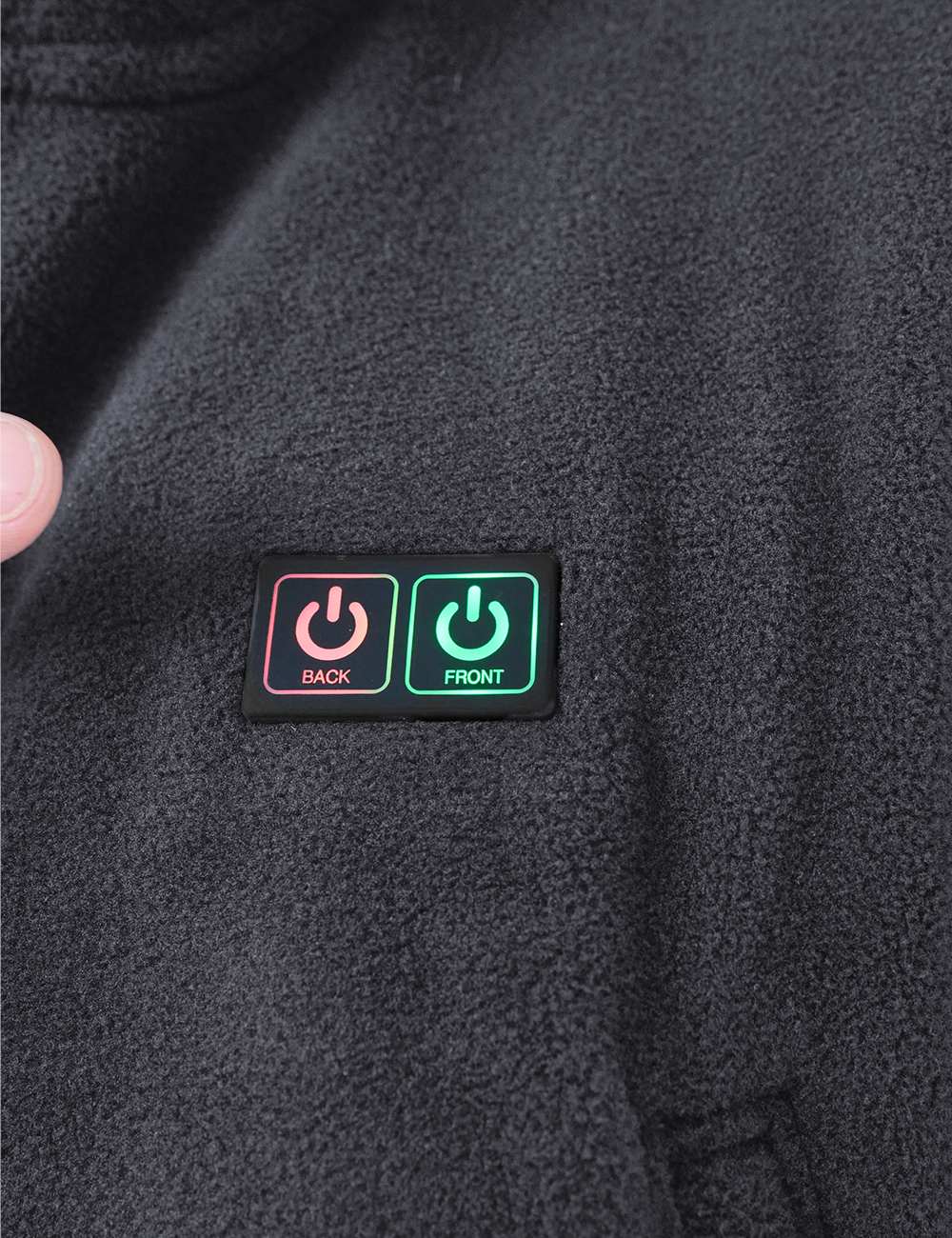 ANTARCTICA GEAR Fleece Heating Jacket, Fit Zip Hood Winter Jacket For