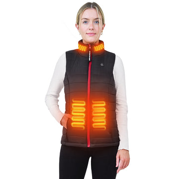 ANTARCTICA GEAR Women's Heated Vest Rechargable Lightweight Heated Vest for Winter Outdoor
