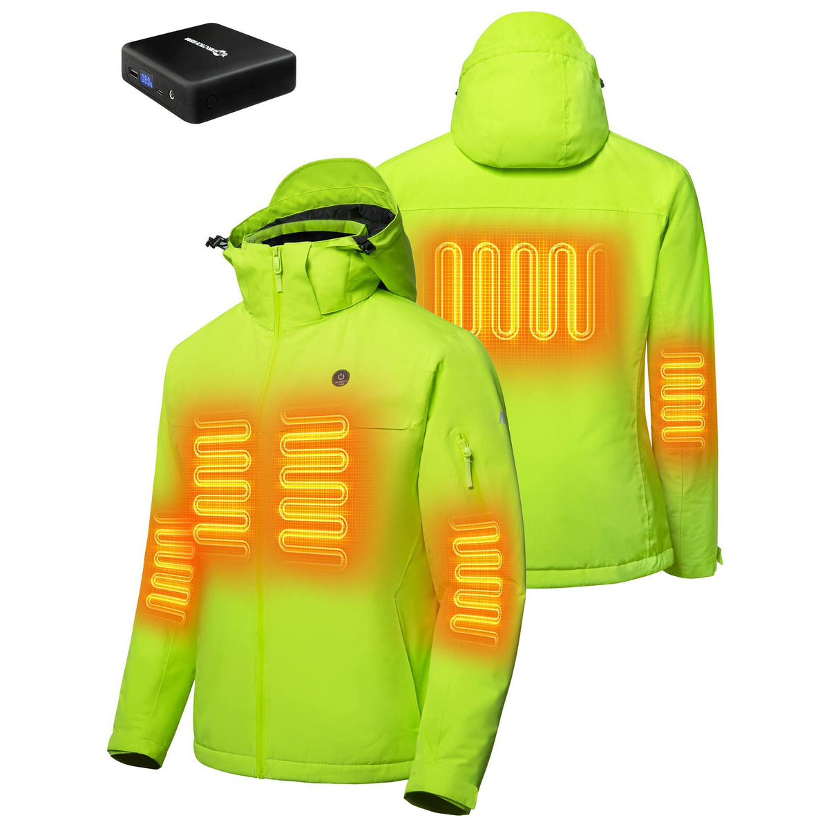 ANTARCTICA GEAR Veste chauffante pour hommes et femmes, manteau d'hive ANTARCTICA GEAR Veste chauffante pour hommes et femmes, manteau d'hive