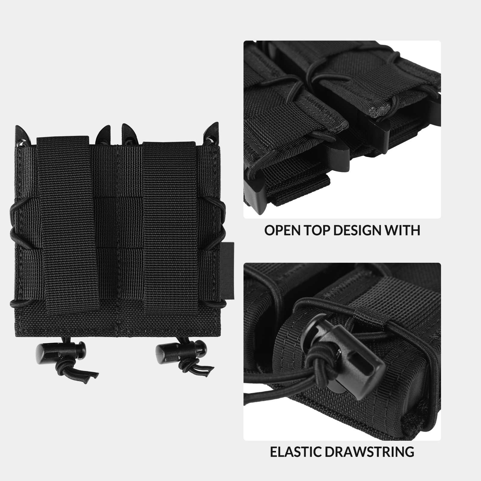 Peminkoo Tactical 5.56mm Magazine Pouch Urban Rifle Mag Airsoft Molle System Acessories Paintball Shooting Holster Outdoor Hunting Bcp Peminkoo Tactical 5.56mm Magazine Pouch Urban Rifle Mag Airsoft Molle System Acessories Paintball Shooting Holster Outdoor Hunting Bcp