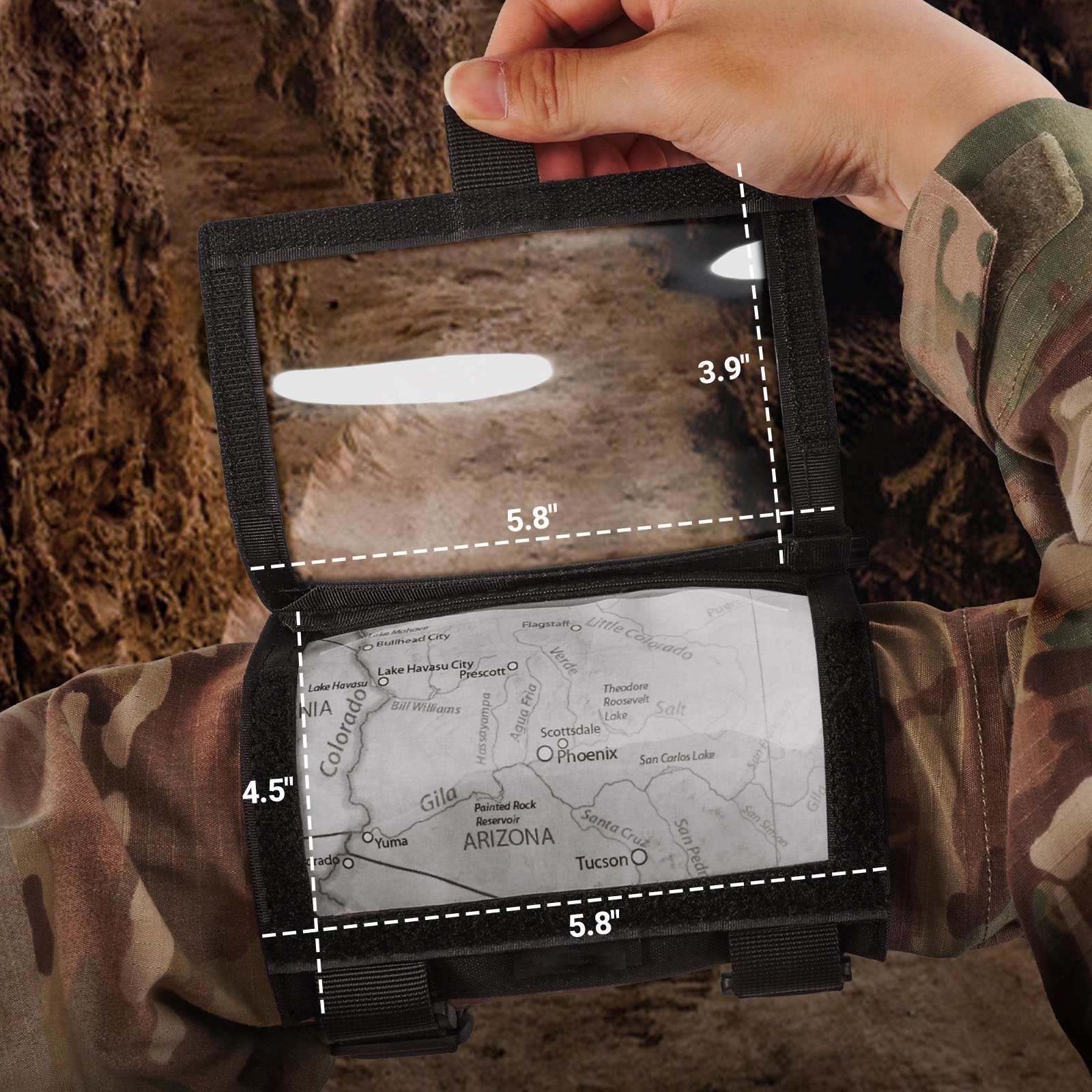 Molle Tactical Map Bag – ANTARCTICA Outdoors