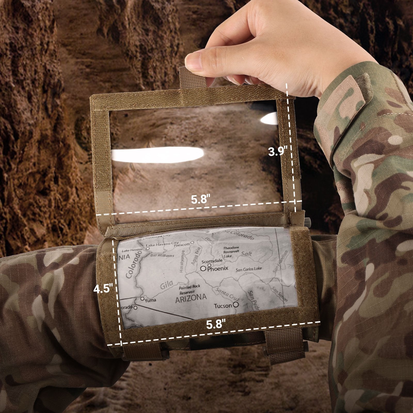 Molle Tactical Map Bag