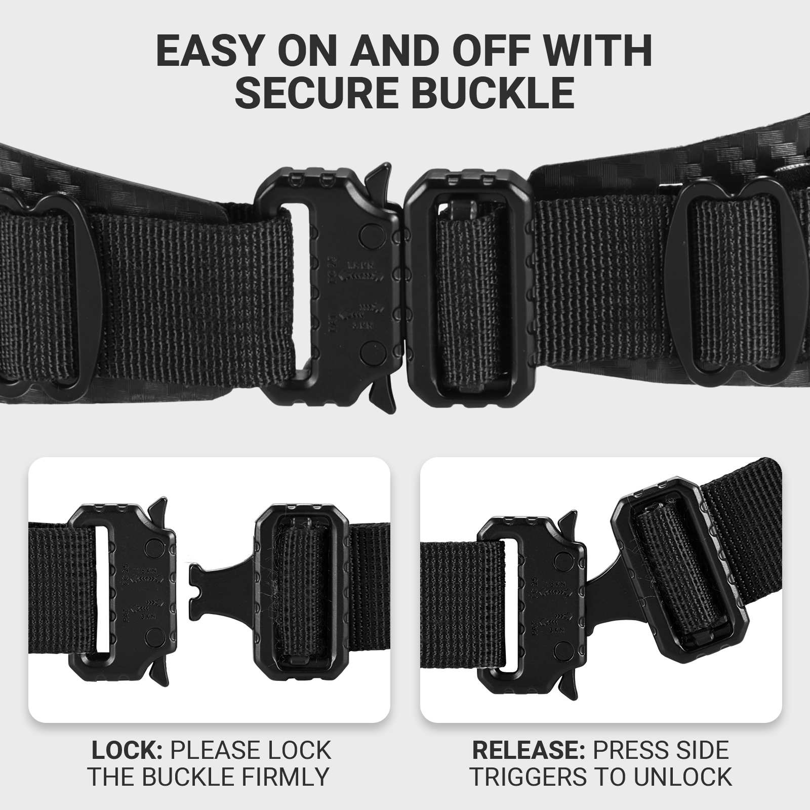 1.75'' MOLLE Battle Belt with Quick Release Buckle