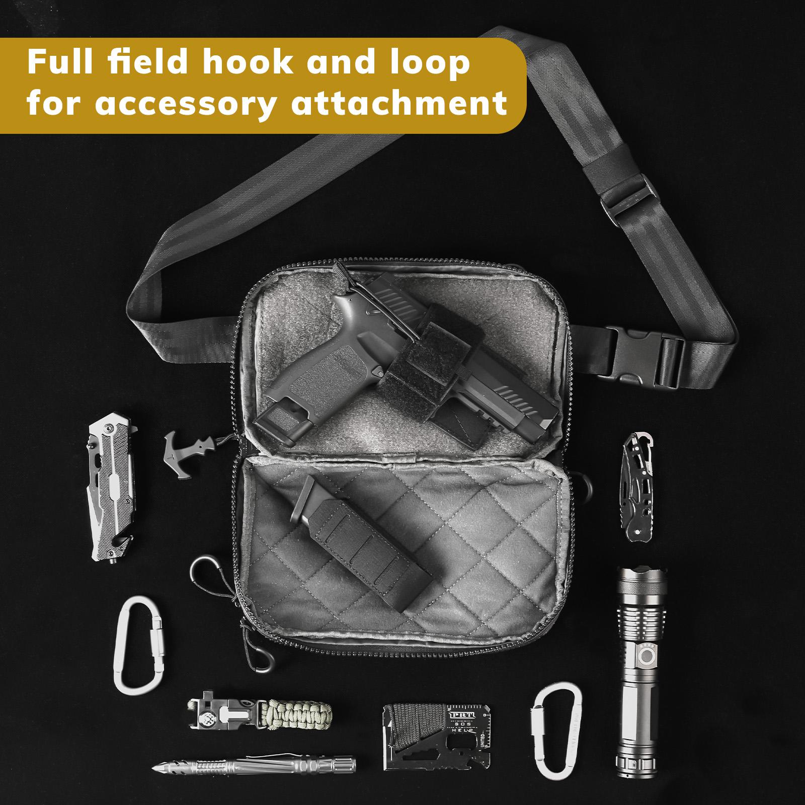Concealed Carry Waist Bag – 420D Nylon Water-Resistant Fanny Pack
