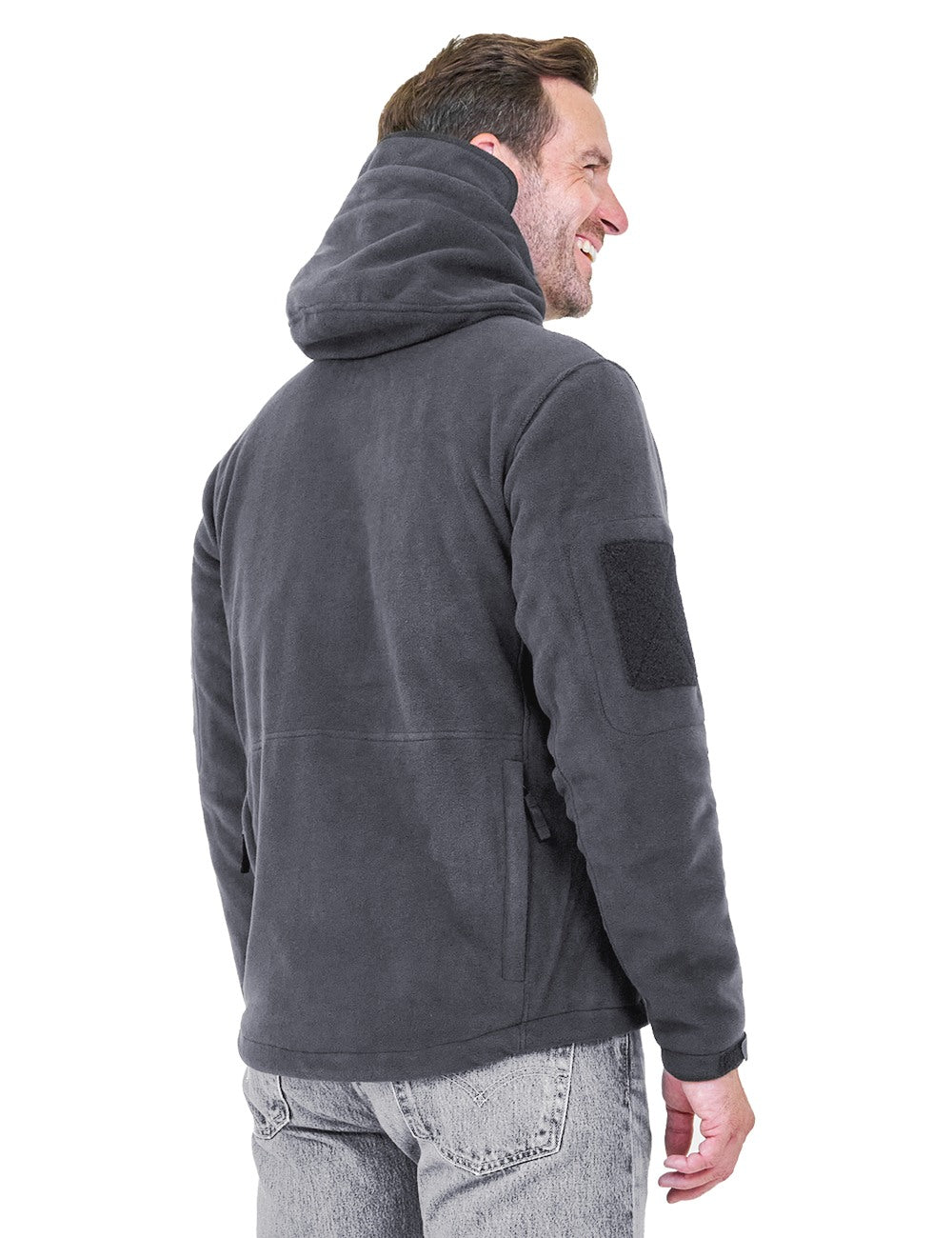 ANTARCTICA GEAR Fleece Heating Jacket, Fit Zip Hood Winter Jacket For