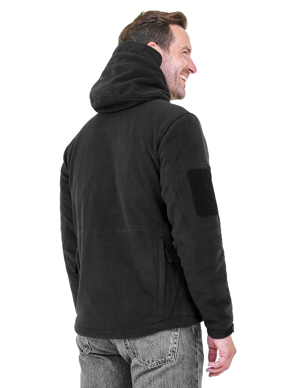 ANTARCTICA Fleece Heating Jacket, Fit Zip Hood Winter Jacket For Men