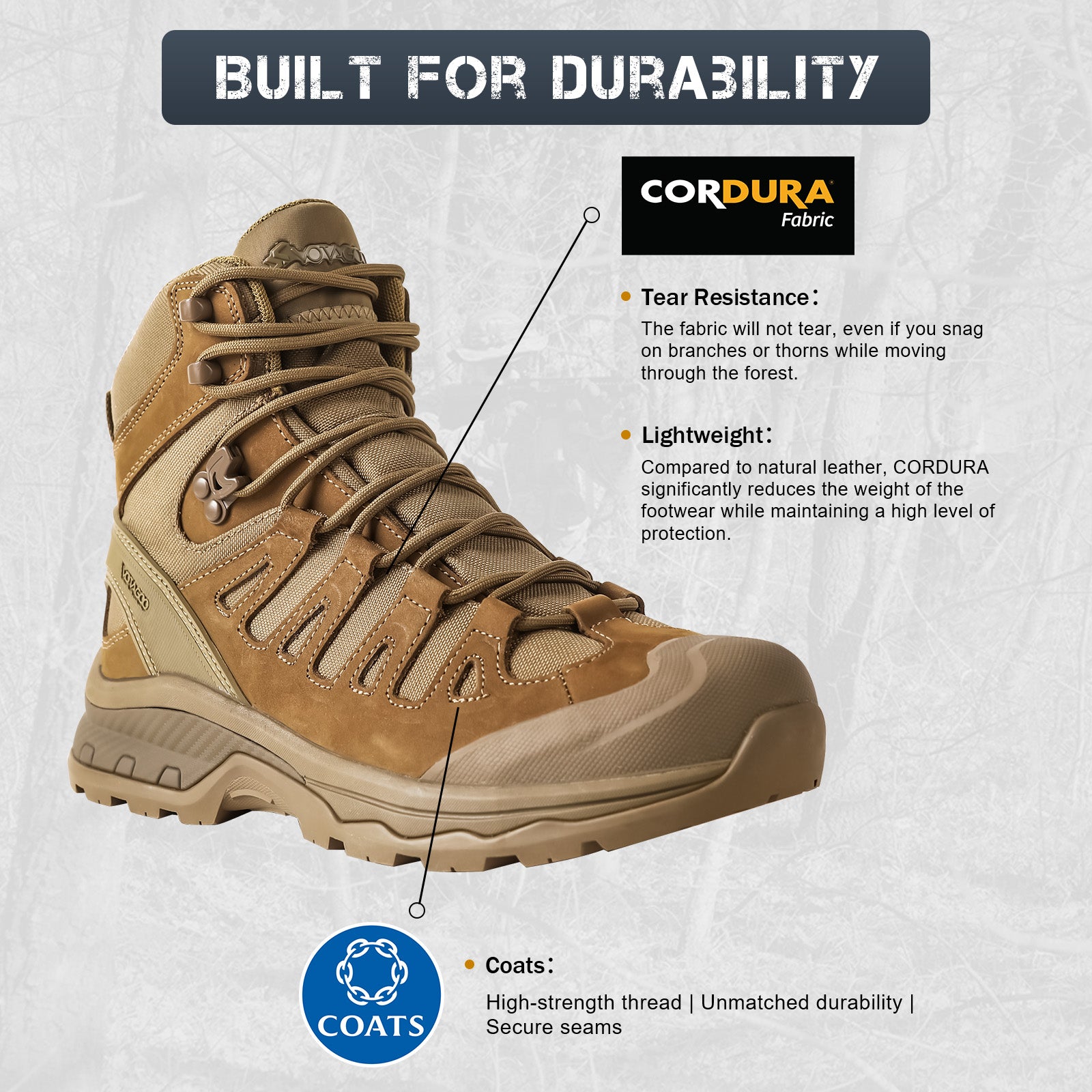 VOATGOO® Quest 4D Waterproof Shoes FORCES 2 EN