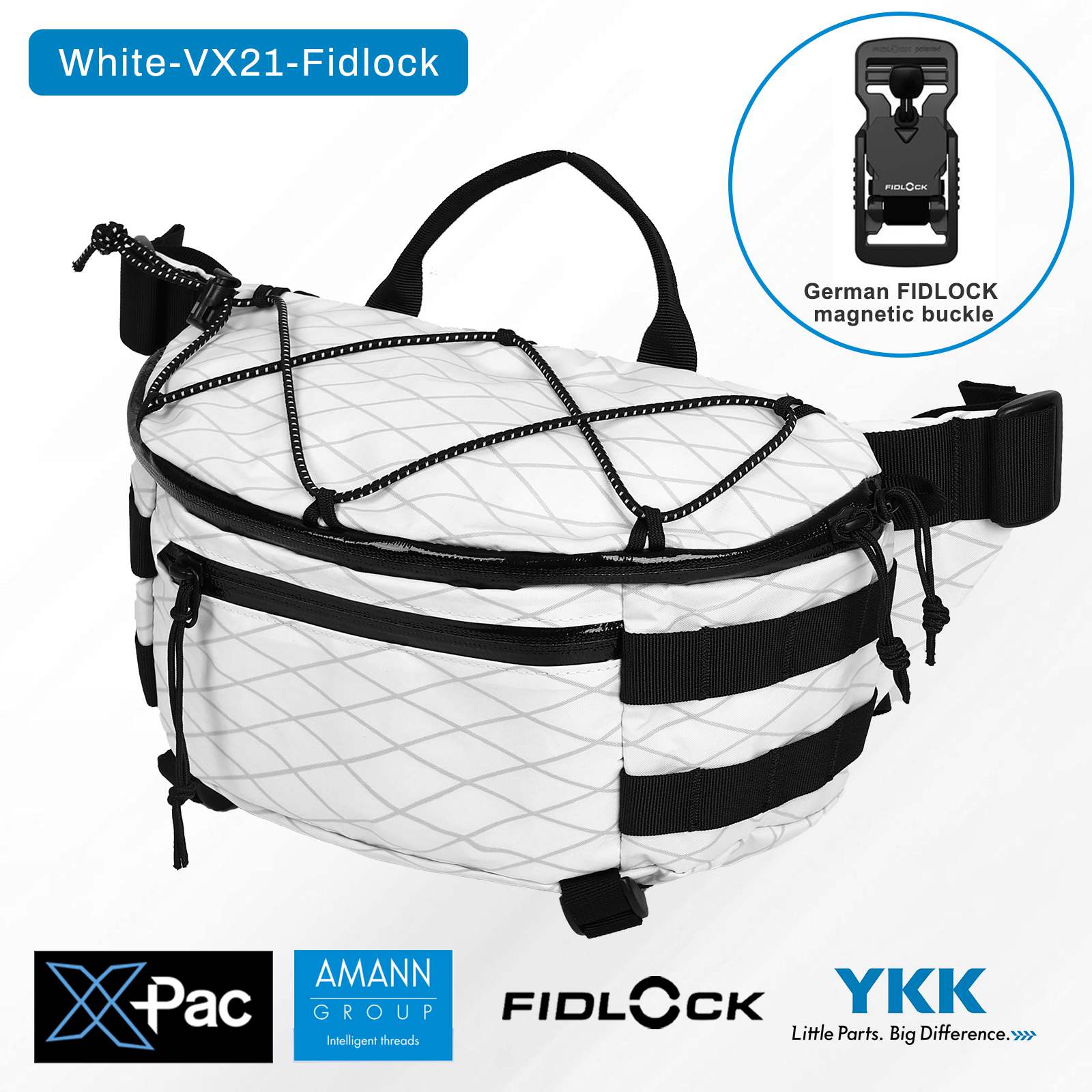 VOTAGOO® X-Pac Nylon Waist Bag Fanny Pack