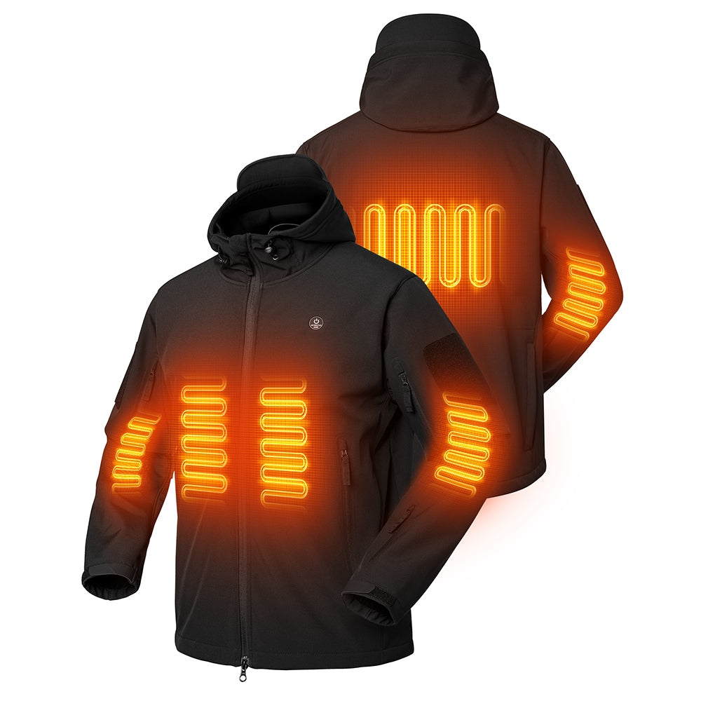 ANTARCTICA GEAR Heated Jacket for Men and Women, Winter Coat Soft Shel