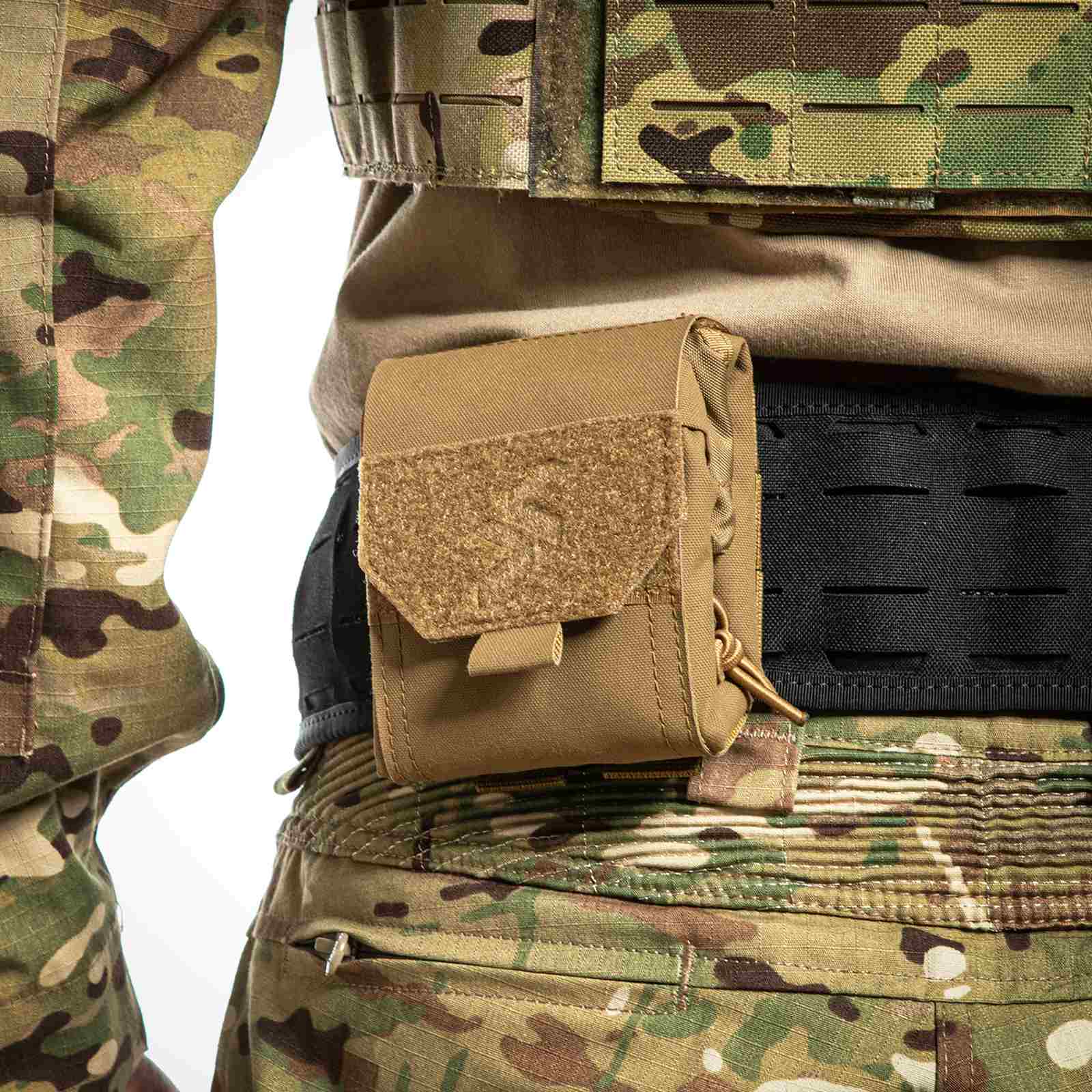 Tactical Drawstring Bag Tactical Dump Pouch Molle Storage Bag Tactical Waist Bag, Drawstring F ...