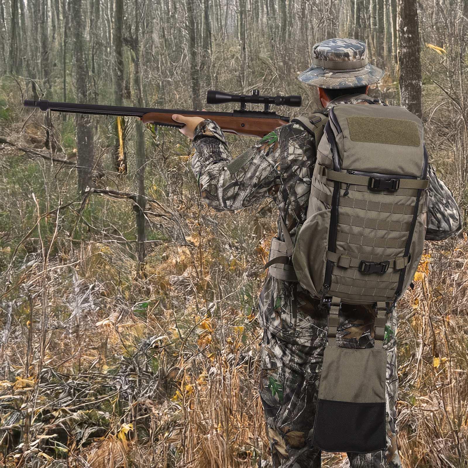 Hunting Backpack with Rifle/Bow Carry System