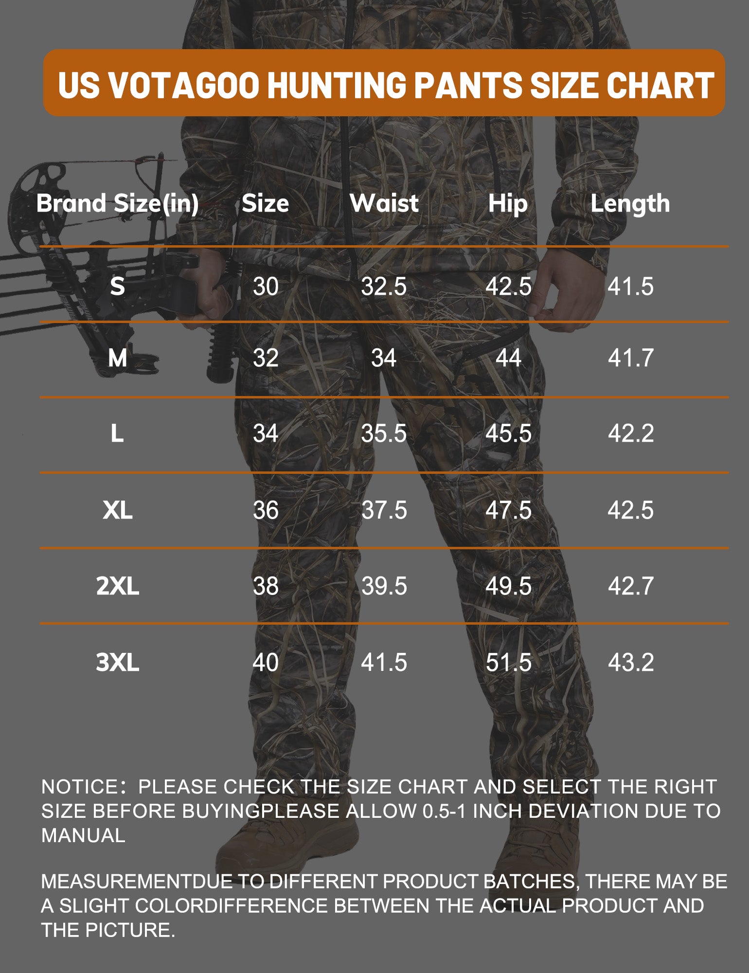 ANTARCTICA GEAR Hunting Heated Pants for Men with 12V 15000mAh Battery