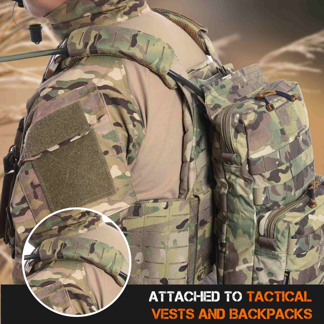 Tactical Molle Hydration Pack 3L Hydration Carrier Pack Water Reservoir Bag