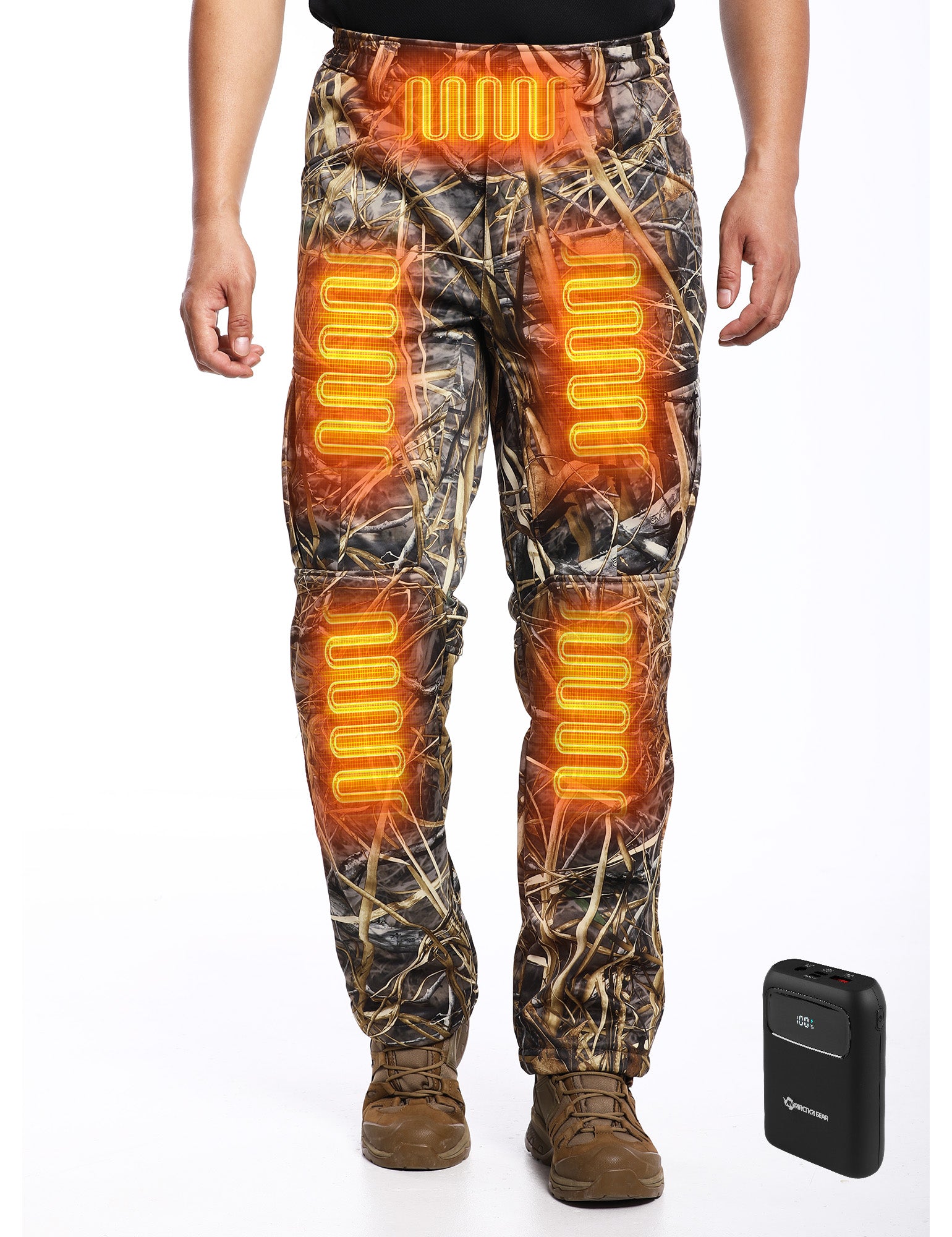 ANTARCTICA GEAR Hunting Heated Pants for Men with 12V 15000mAh Battery