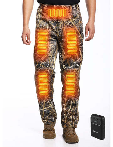 ANTARCTICA GEAR Hunting Heated Pants for Men with 12V 15000mAh Battery