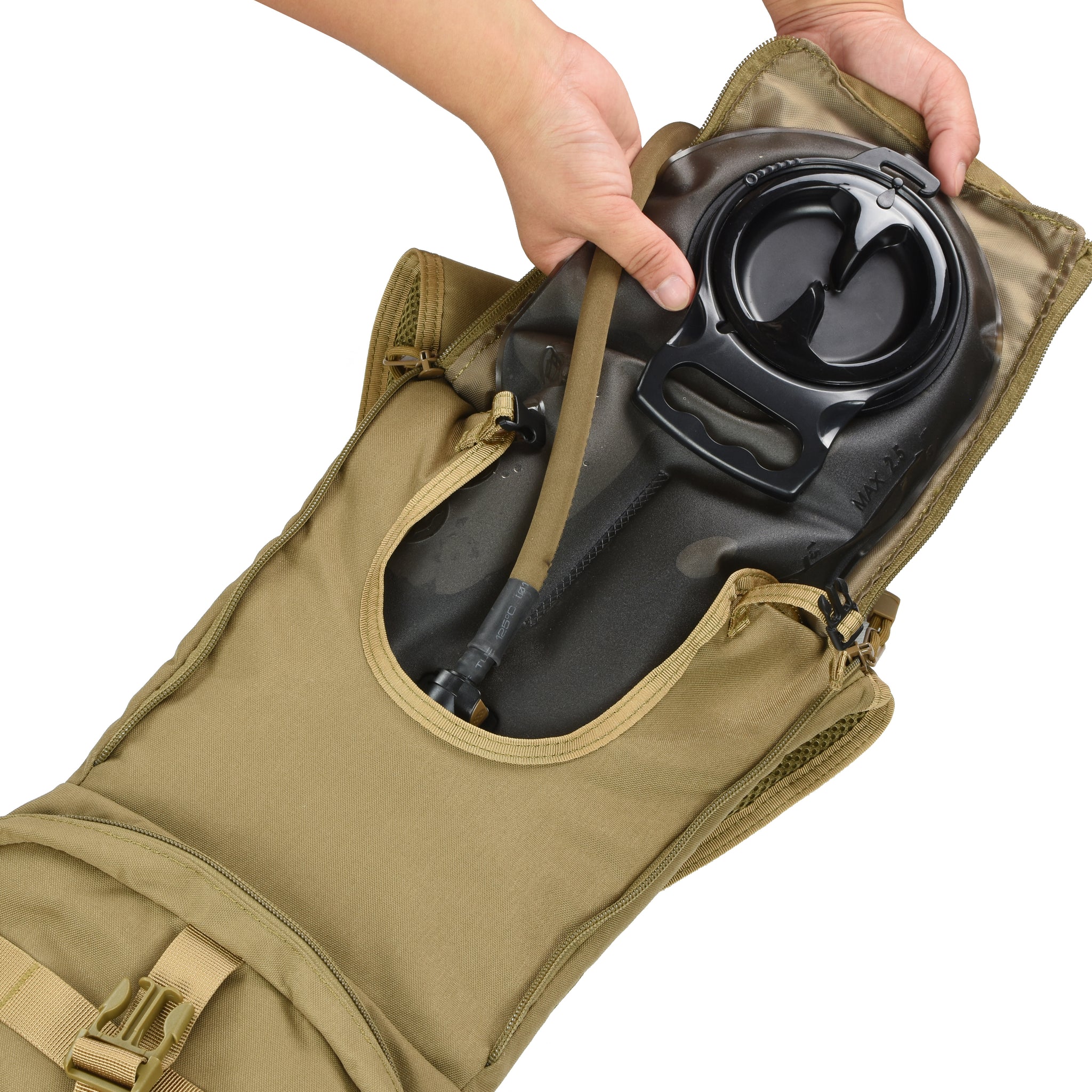 Tactical Hydration Pack Backpack With 3L Water Bladder – ANTARCTICA ...