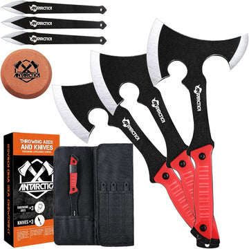 ANTARCTICA Throwing Axes and Knives Set - 3 Pack