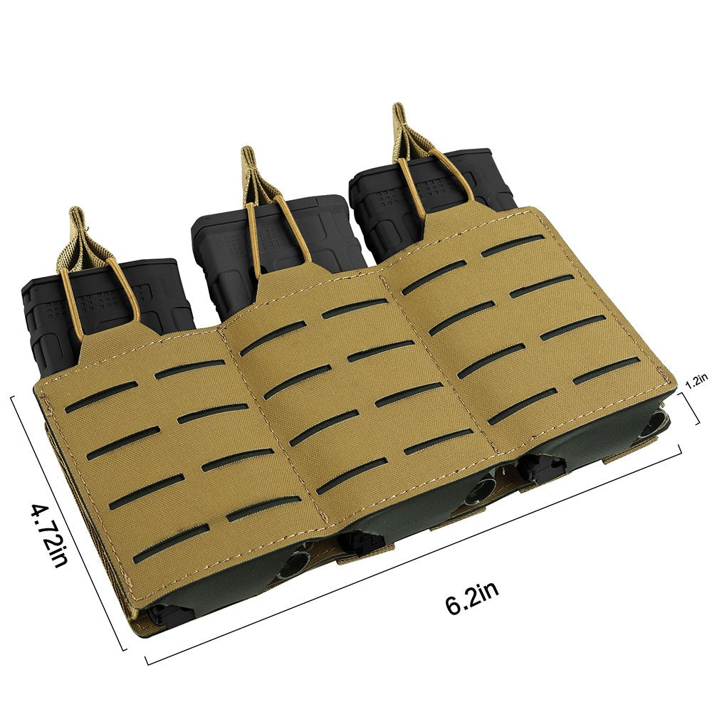 Lancer Tactical 1000D Nylon MOLLE 2 In 1 Triple M4 / Pistol Mag Pouch Black 50079 Lancer Tactical 1000D Nylon MOLLE 2 In 1 Triple M4 / Pistol Mag Pouch Black 50079