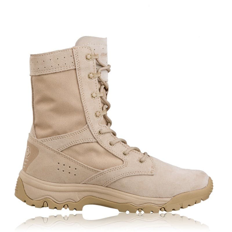 Leather desert combat mountaineering high top boots
