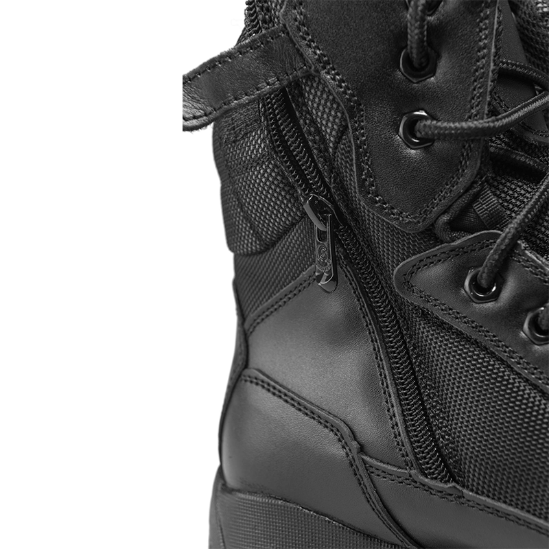 Men's women's outdoor training side zipper boots