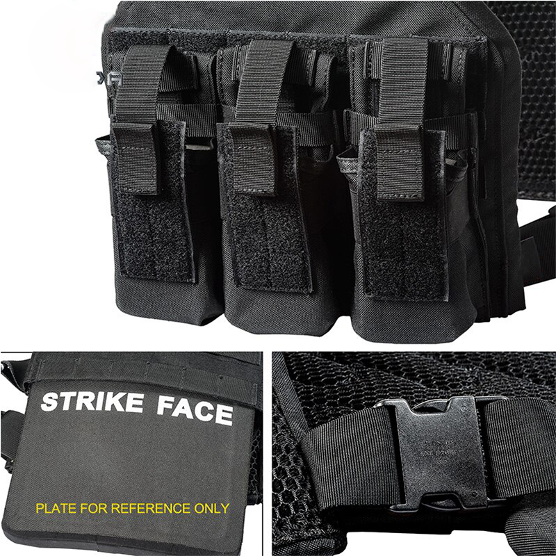 Gilet militaire porte-plaque tactique gilet d'assaut rapide