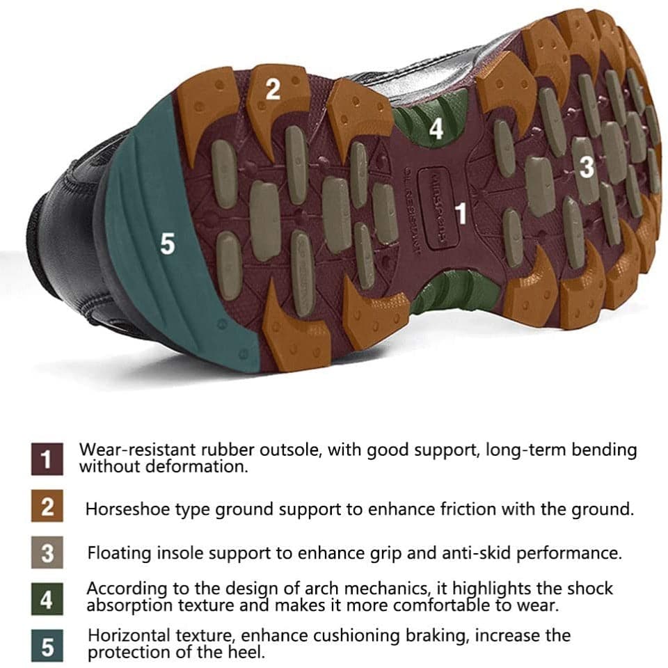 Quick-Release Waterproof Non-Slip Desert Tactical Boots