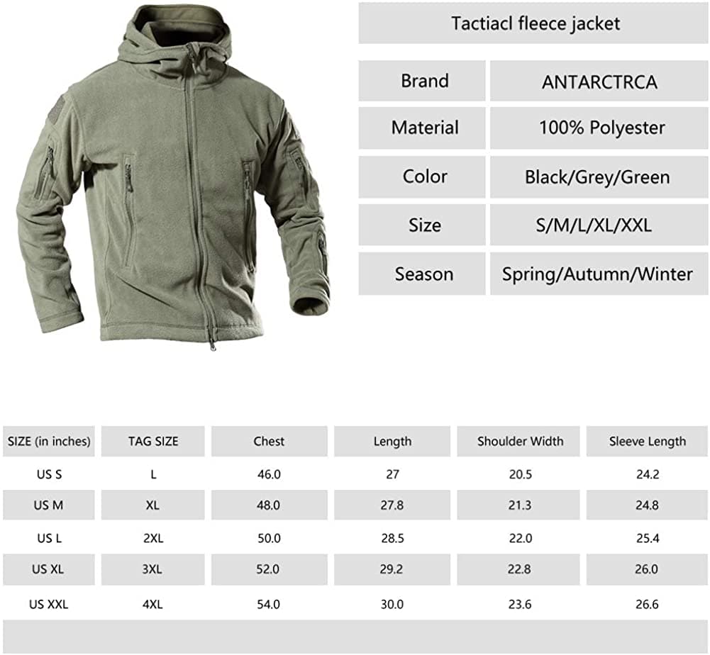 Outdoor Military Tactical Polar Fleece Jacket