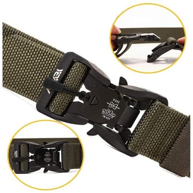 Ceinture réglable pour hommes de voyage d'équitation en plein air tactique