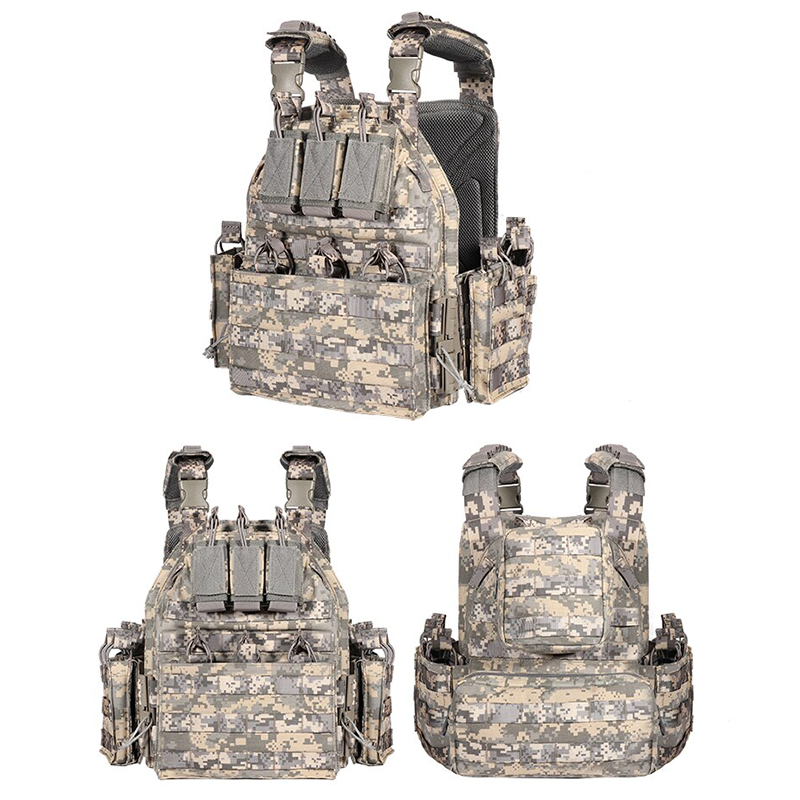 Gilet multi-caméra de combat à dégagement rapide pour équipement de jeu CS