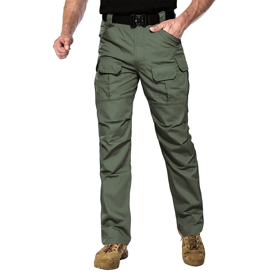 Men's Tactical Ripstop Water Resistant Cargo Pants