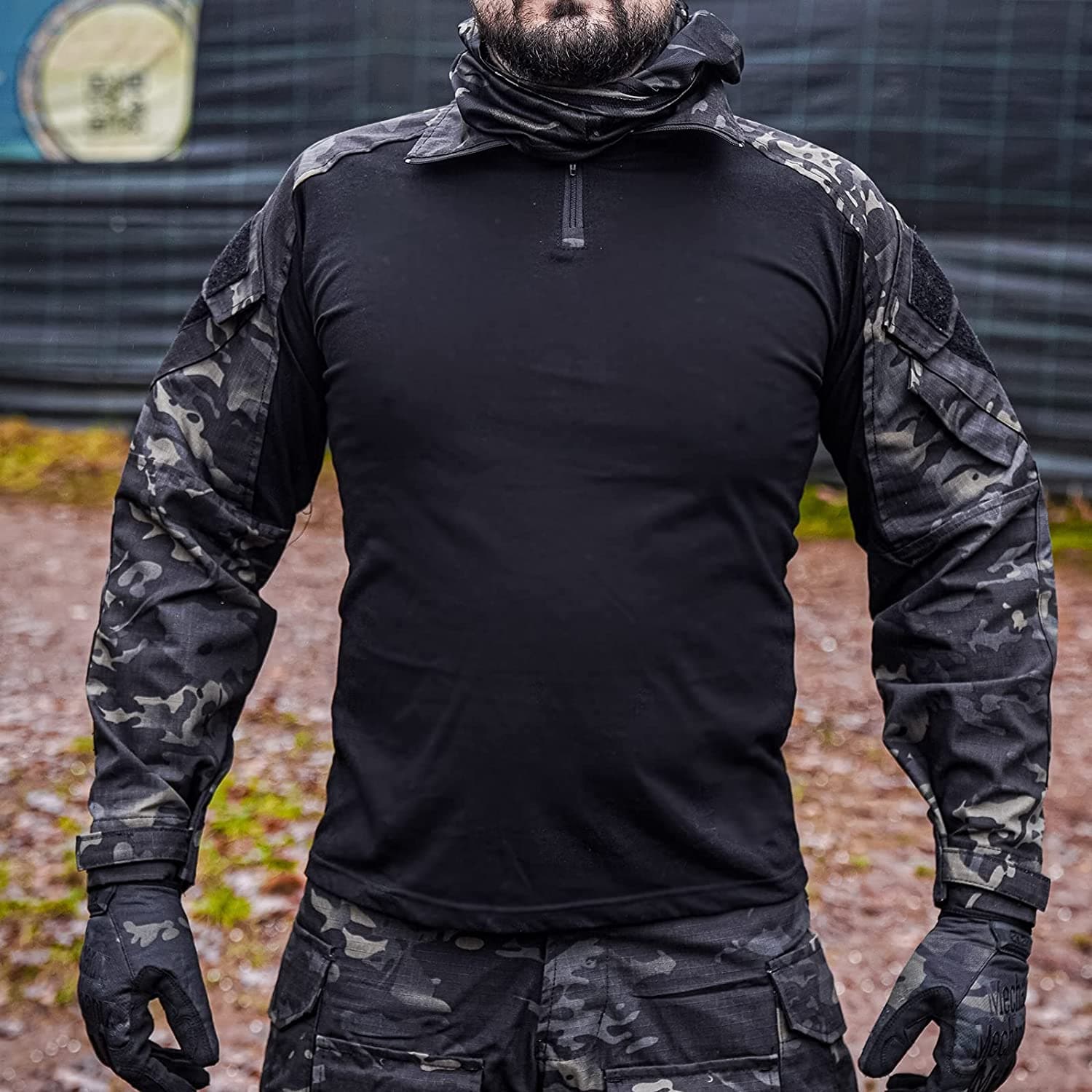 Military Airsoft G3 long Sleeve With elbow pads