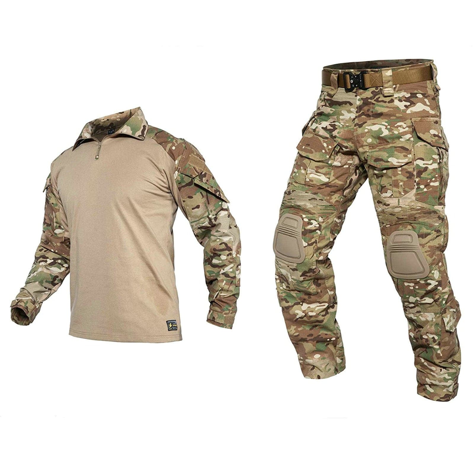 Army Tactical Desert Combat Suits with Knee Pads - G3