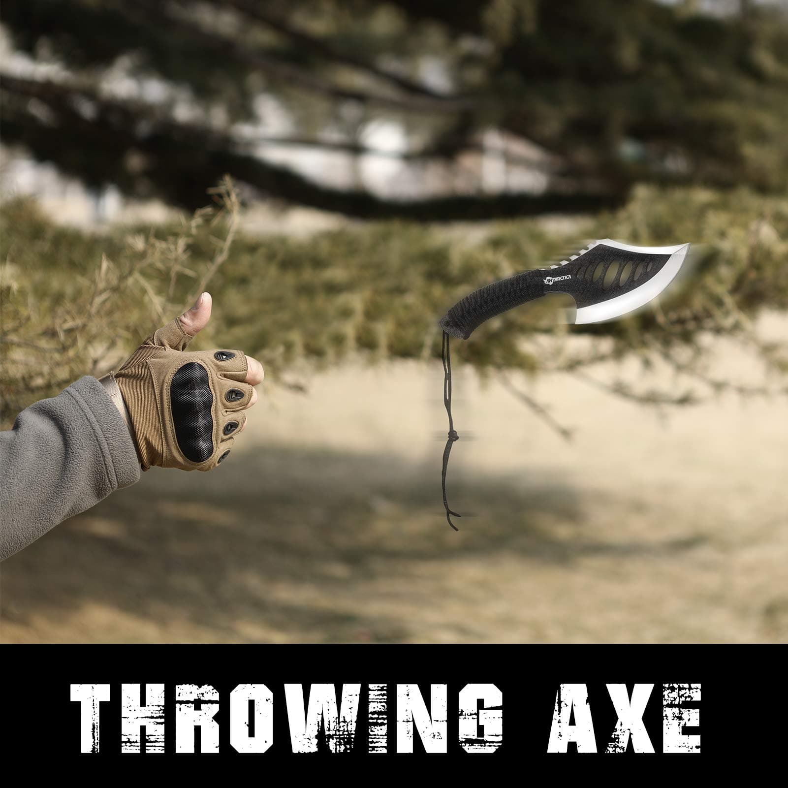 Throwing Axe Tactical Axe Tomahawk With Nylon Sheath